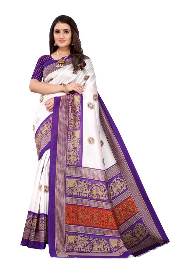 Art Silk Saree 3 Designer Festive Wear Saree